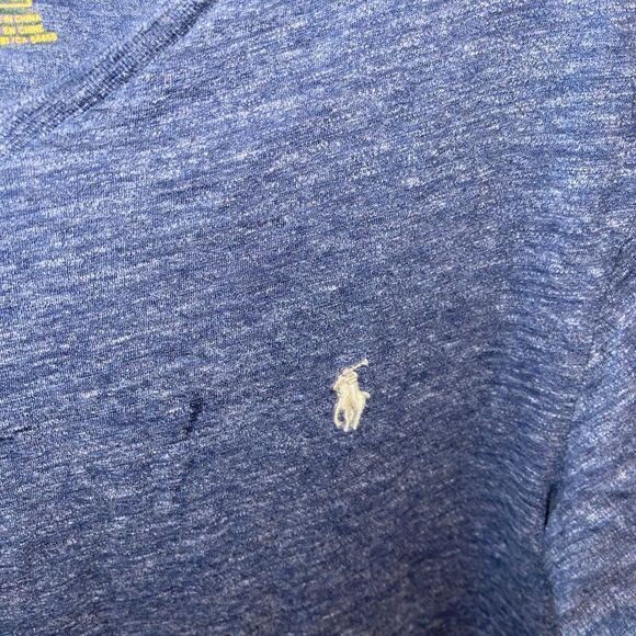 Men’s Polo Ralph Lauren Short Sleeve T-Shirt Large Blue - Picture 4 of 5